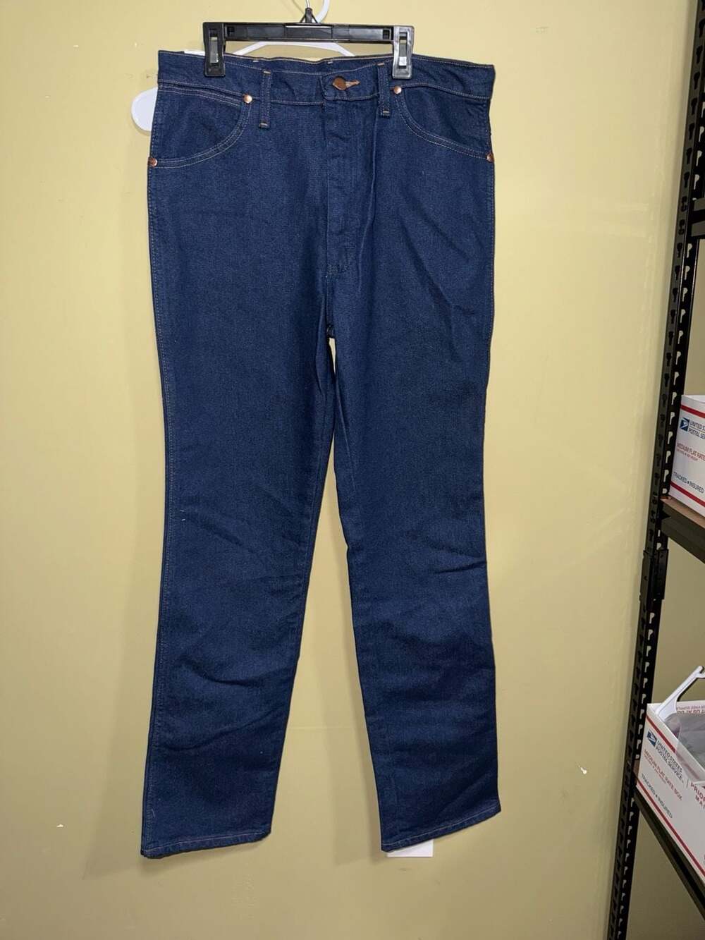Wrangler Cowboy Cut 938 Slim Fit Stretch Jeans 32x34 Dark Wash